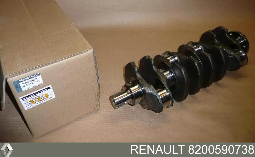 8200590738 Renault (RVI) коленвал двигателя