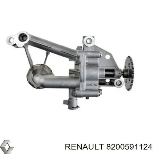 8200591124 Renault (RVI) bomba de óleo