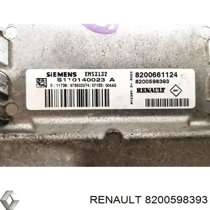 Блок управления двигателем 8200598393 Renault (RVI)