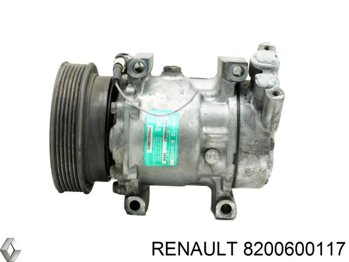 8200600117 Renault (RVI) compressor de aparelho de ar condicionado