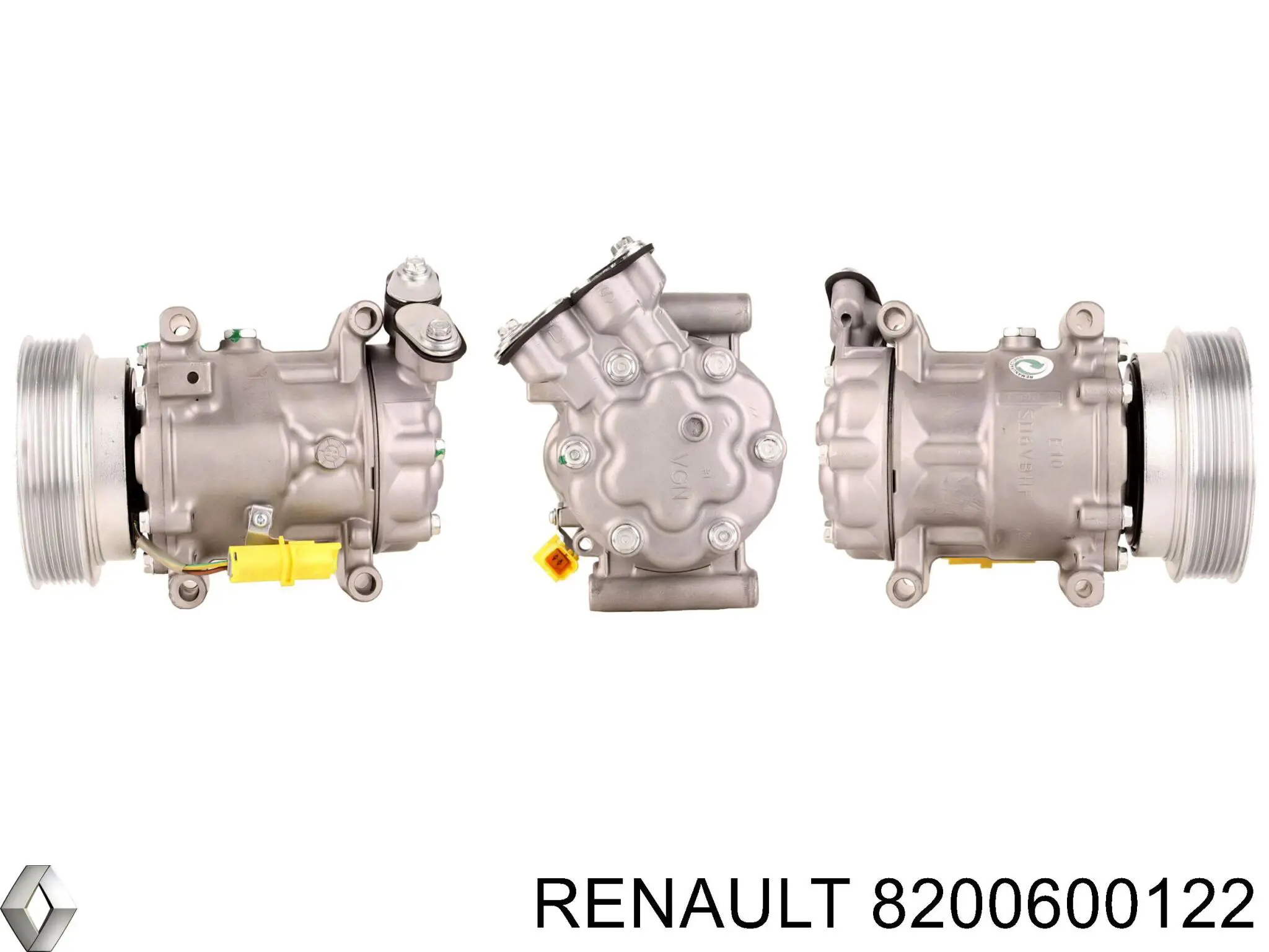 8200600122 Renault (RVI) compressor de aparelho de ar condicionado