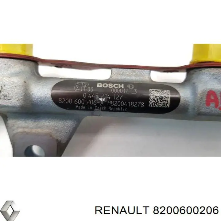 8200600206 Renault (RVI) sensor de pressão de combustível