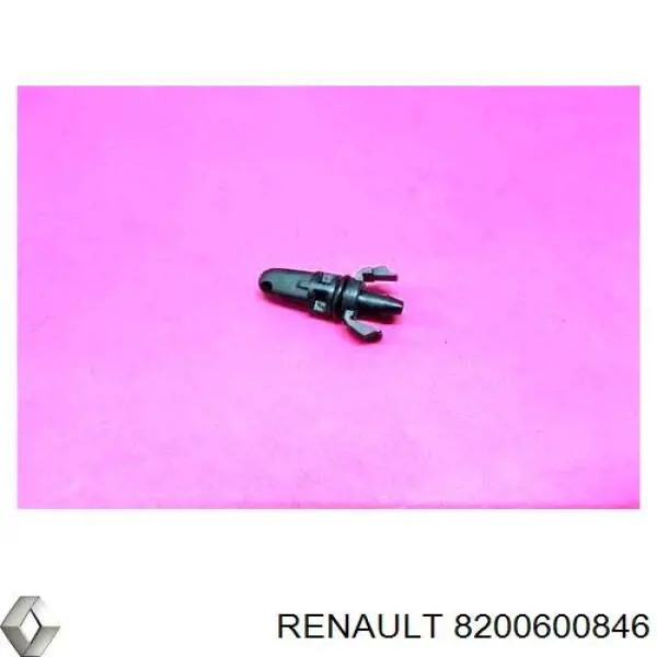 8200600846 Renault (RVI) injetor de fluido para lavador de vidro traseiro