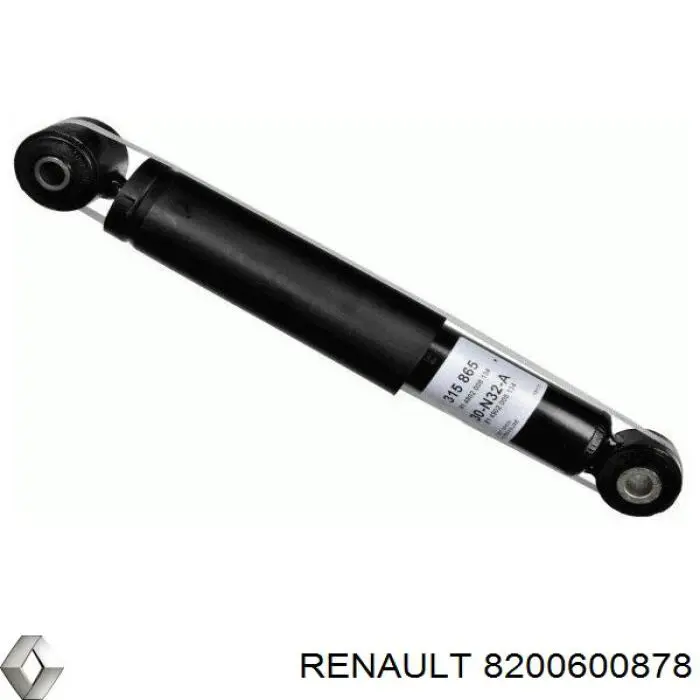 Амортизатор задний 8200600878 Renault (RVI)