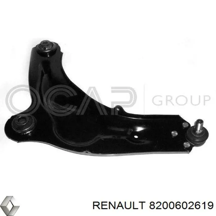 Рычаг передней подвески нижний левый 8200602619 Renault (RVI)