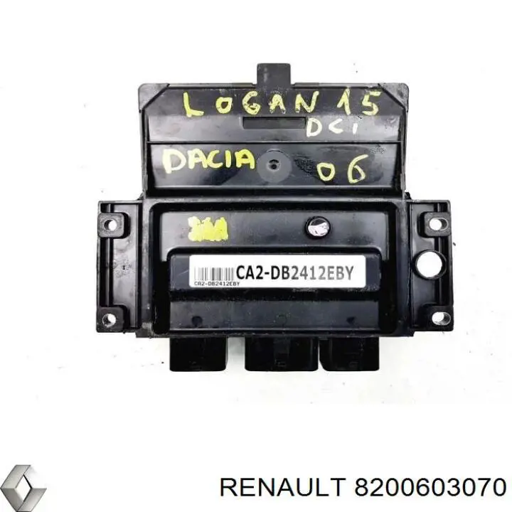 Блок управления двигателем 8200603070 Renault (RVI)