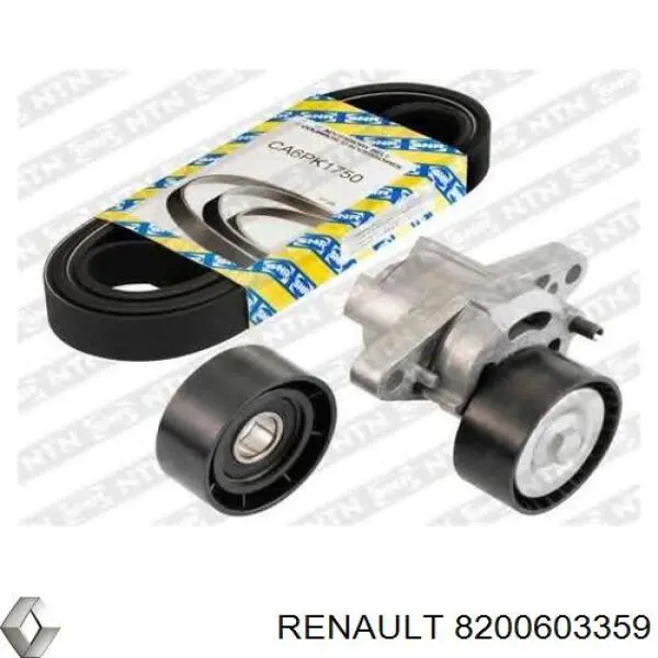 Купить 8200603359 Renault (RVI) Натяжитель приводного ремня