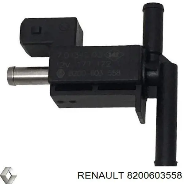 8200603558 Renault (RVI) клапан соленоид регулирования заслонки egr