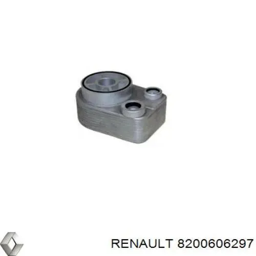 Radiador de aceite, bajo de filtro 8200606297 Renault (RVI)