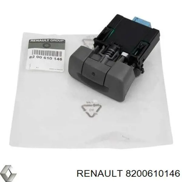 Ручка освобождения ручного (стояночного) тормоза на Renault Scenic II 