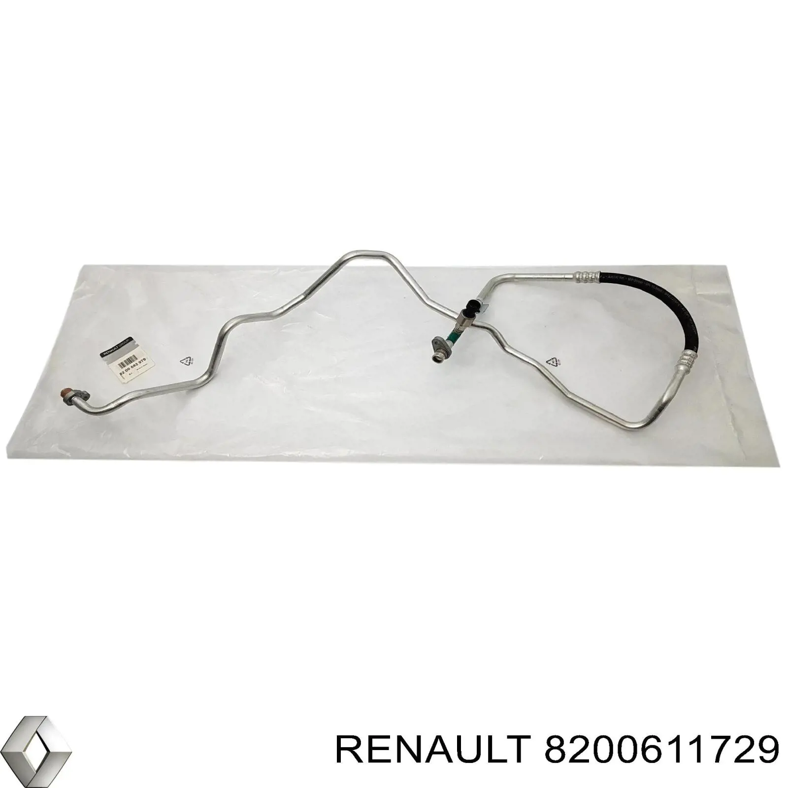 8200611729 Renault (RVI) mangueira de aparelho de ar condicionado, desde o radiador até o vaporizador