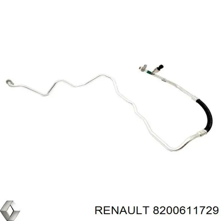 8200611729 RENAULT Tubería de baja / alta presión, aire acondicionado, de condensador a evaporador original y equivalente