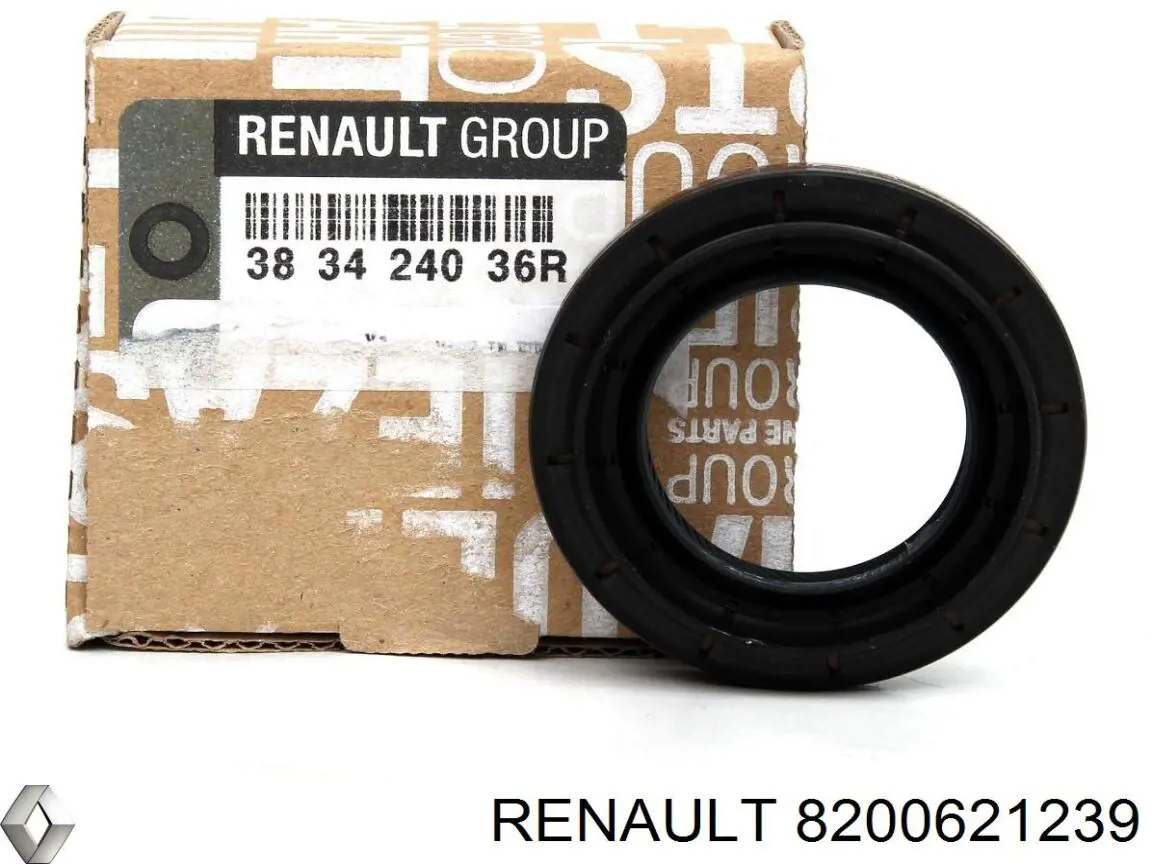 Anillo retén, diferencial eje delantero 8200621239 Renault (RVI)