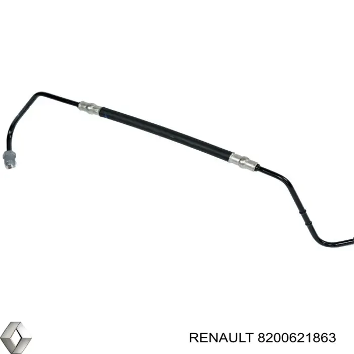 Трубка тормозная задняя правая Renault (RVI) 8200621863 цена, от 56.45 USD