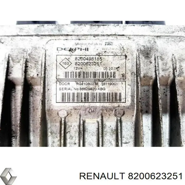 Модуль управления (ЭБУ) впрыском топлива 8200623251 Renault (RVI)