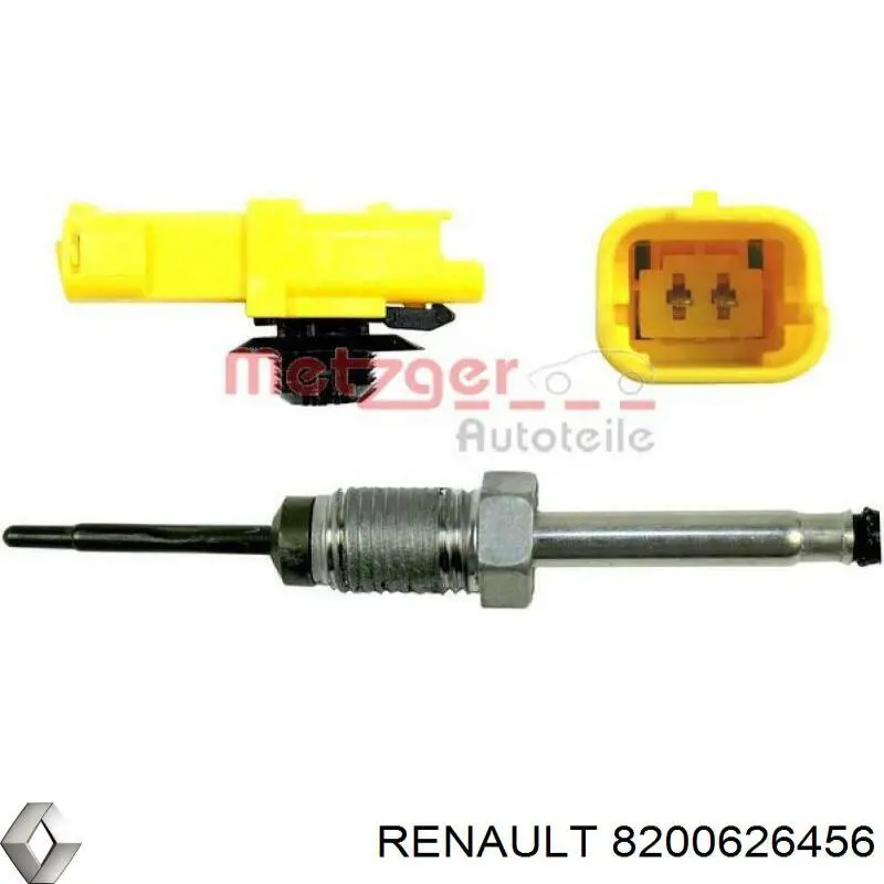 8200626456 Renault (RVI) Датчик температуры отработавших газов (ОГ), перед турбиной