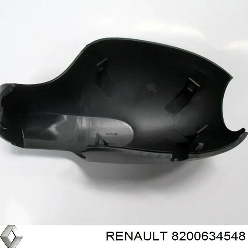 Накладка (крышка) зеркала заднего вида правая 8200634548 Renault (RVI)