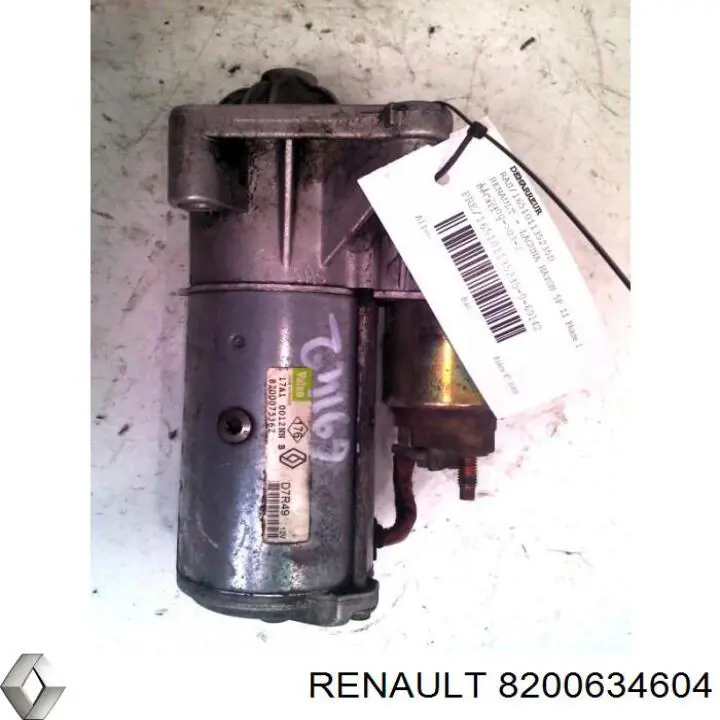 Стартер Renault (RVI) 8200634604 цена, от 102.03 USD