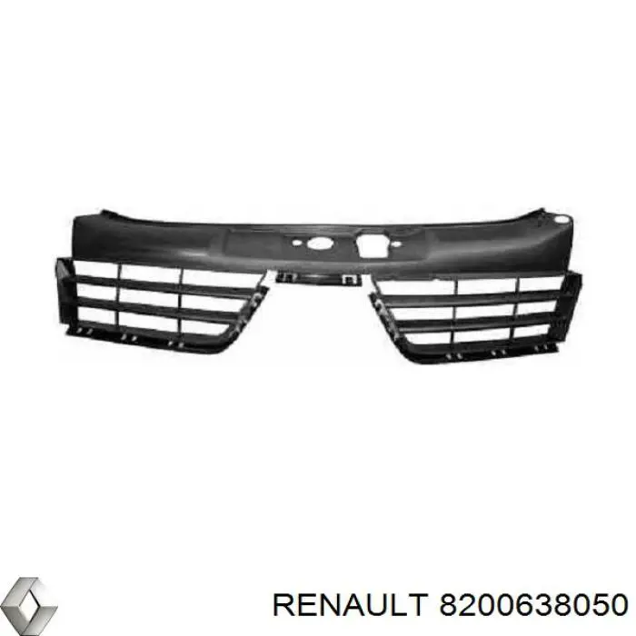 8200638050 Renault (RVI) решетка радиатора