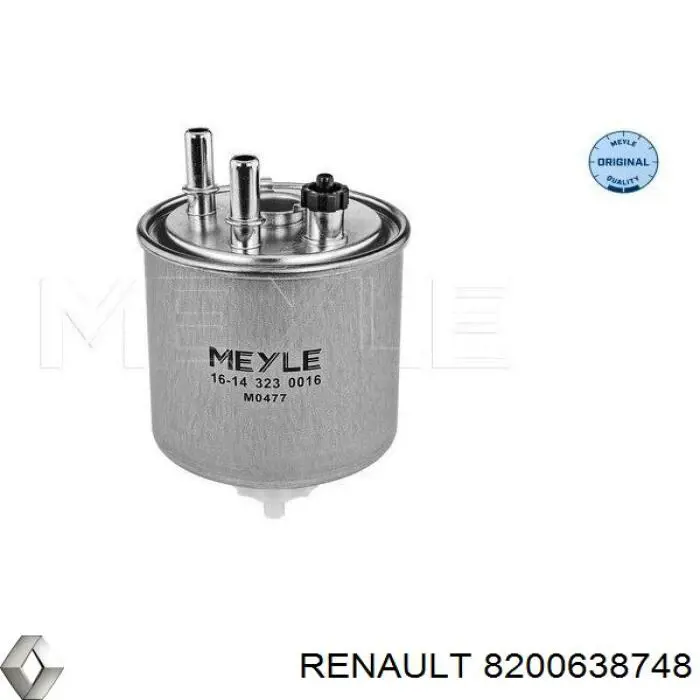 Фильтр топливный Renault (RVI) 8200638748