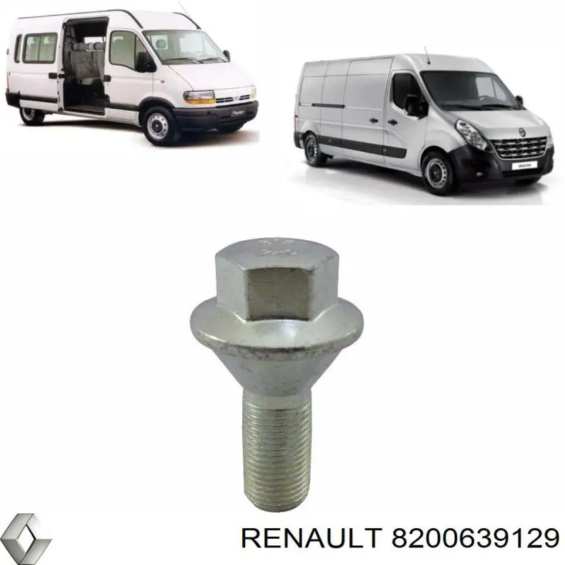 Болт колесный  Renault (RVI) 8200639129 цена, от 3.49 USD