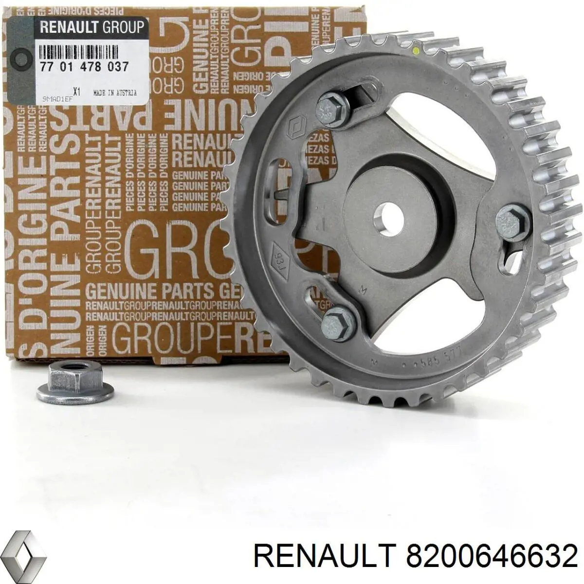 Болт шкива коленвала Renault (RVI) 8200646632 цена, от 6.20 USD