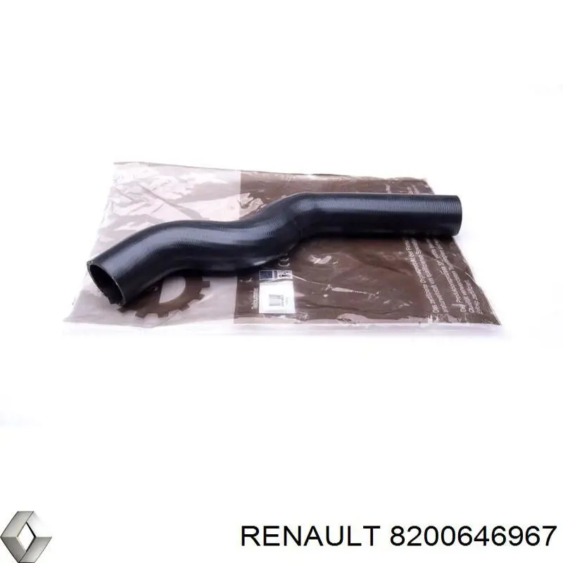 Шланг (патрубок) интеркуллера левый Renault (RVI) 8200646967