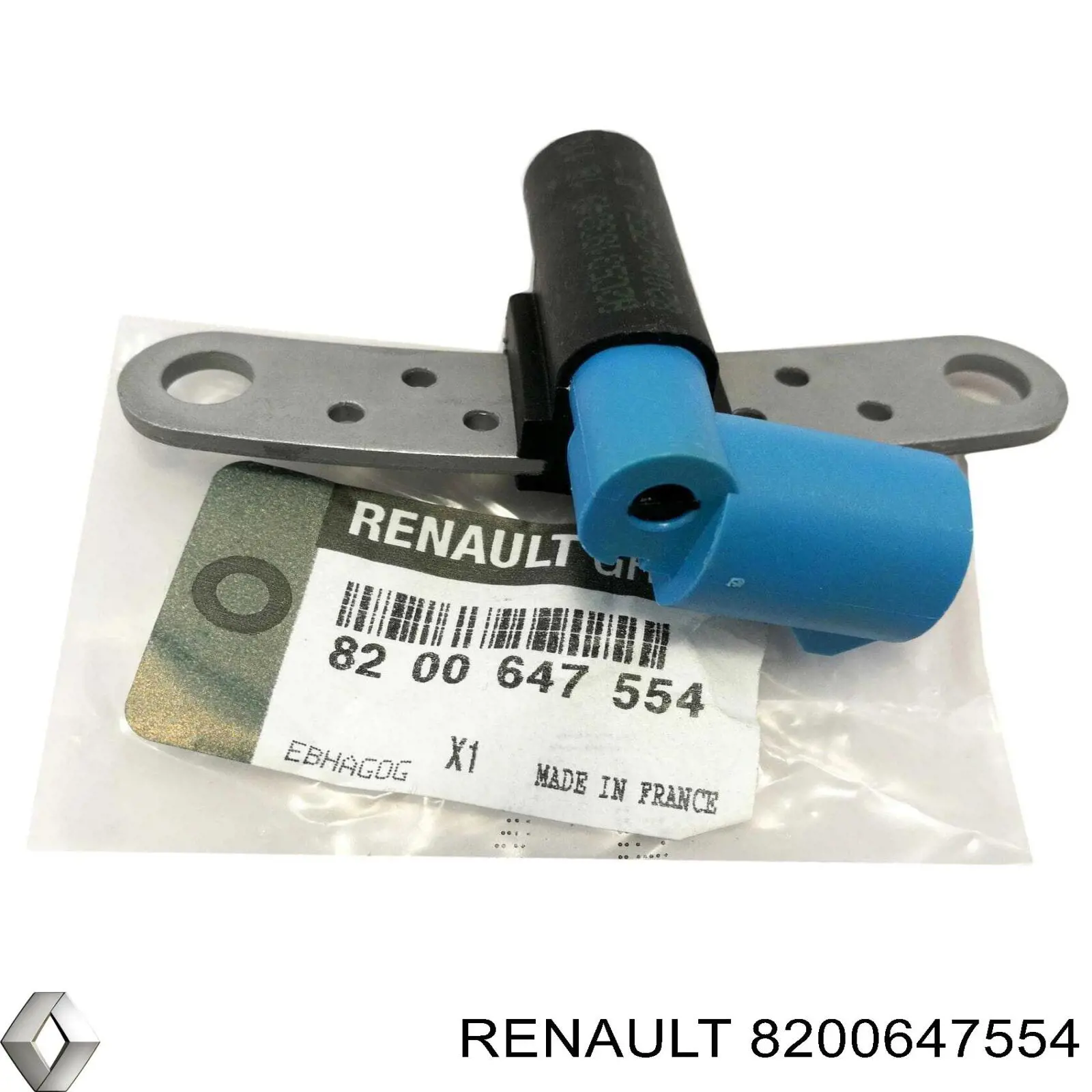 Датчик коленвала 8200647554 Renault (RVI)