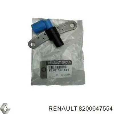 Датчик положения коленчатого вала Renault (RVI) 8200647554 цена, от 17.56 USD