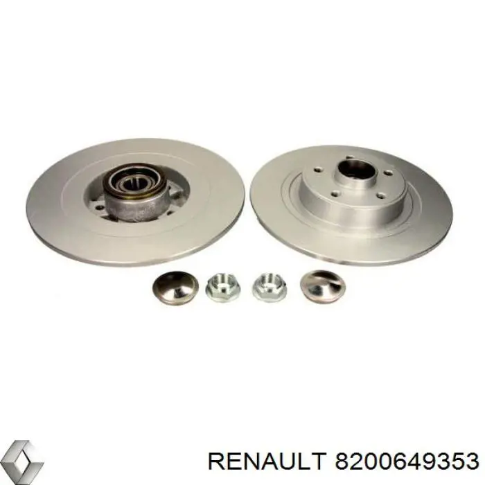 Тормозные диски 8200649353 Renault (RVI)