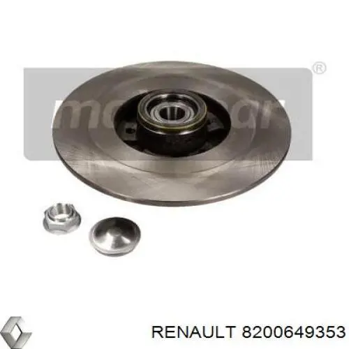 Купить 8200649353 Renault (RVI) Диск тормозной задний