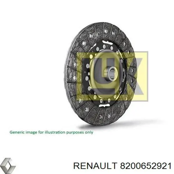 8200652921 Renault (RVI) disco de embraiagem