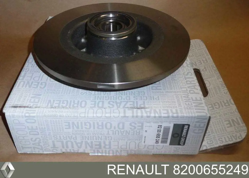 8200655249 Renault (RVI) disco do freio traseiro