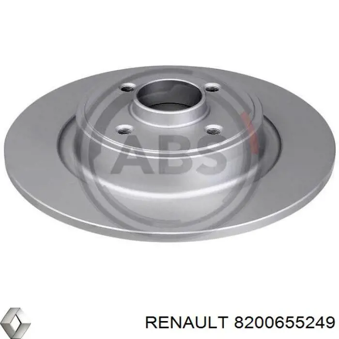 Задний тормозной диск Renault (RVI) 8200655249 цена, от 45.95 USD