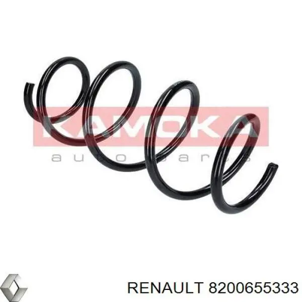 8200655333 Renault (RVI) Пружина передней подвески