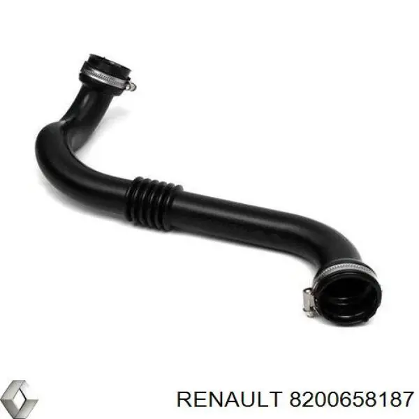 Правый шланг интеркуллера 8200658187 Renault (RVI)