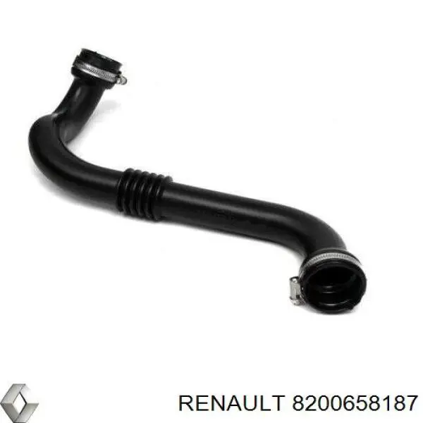 Патрубок интеркулера 8200658187 Renault (RVI)