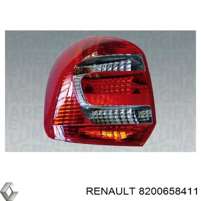 Задняя левая фара Renault (RVI) 8200658411 цена, от 71.56 USD