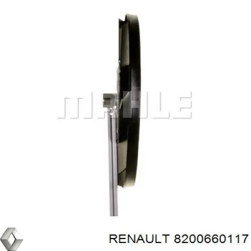 8200660117 Renault (RVI) ventilador elétrico de esfriamento montado (motor + roda de aletas esquerdo)
