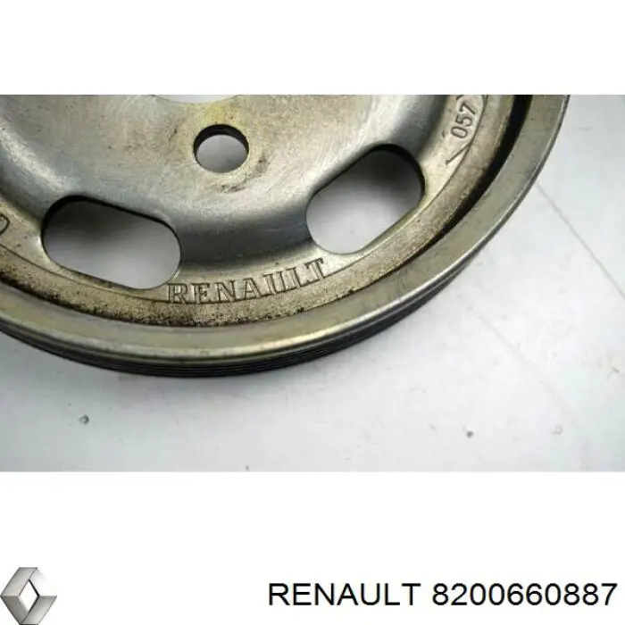 Шкив лопастного насоса гидроусилителя руля Renault (RVI) 8200660887 цена, от 12.67 USD
