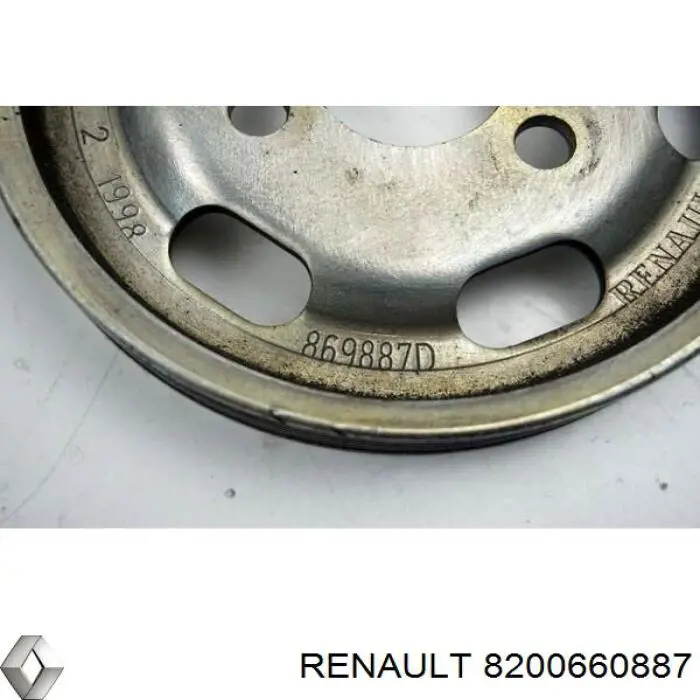 Купить 8200660887 Renault (RVI) Шкив насоса ГУР