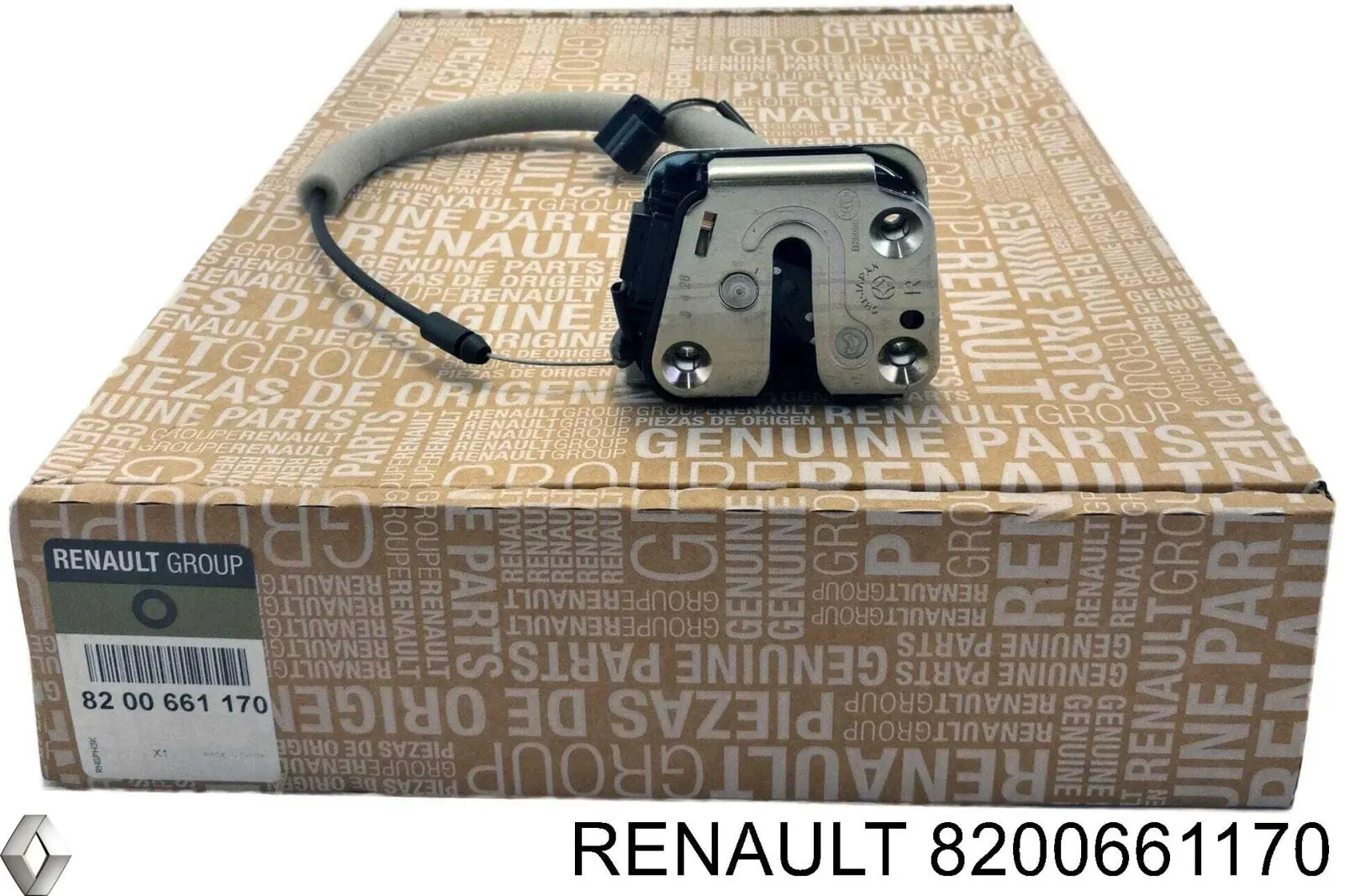 8200661170 Renault (RVI) fecho inferior da porta traseira direita batente