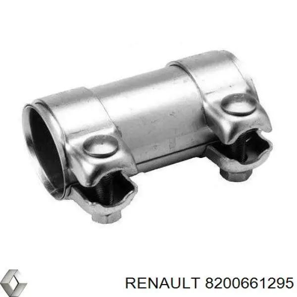 Abrazadera de silenciador delantera 8200661295 Renault (RVI)