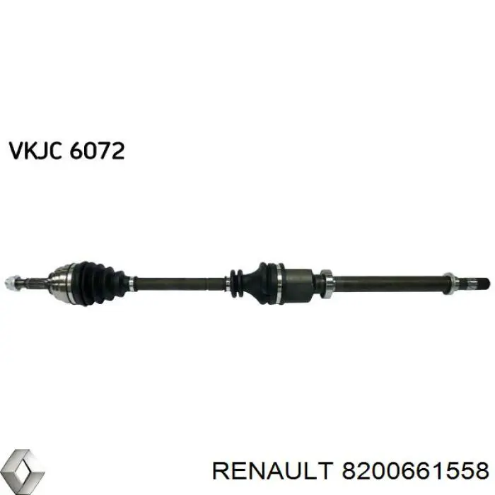 8200661558 Renault (RVI) полуось (привод передняя правая)