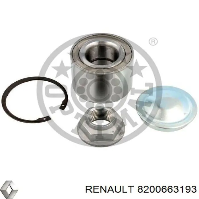 Тормозные диски 8200663193 Renault (RVI)