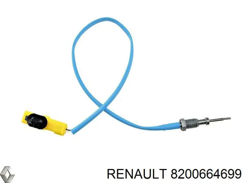 Купить 8200664699 Renault (RVI) Датчик температуры отработавших газов (ОГ), перед турбиной