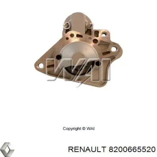 Купить 8200665520 Renault (RVI) Стартер