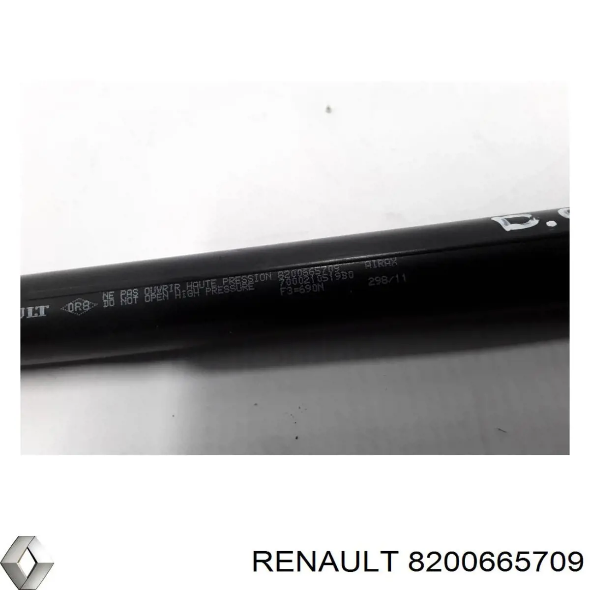 Газовый упор багажника Renault (RVI) 8200665709