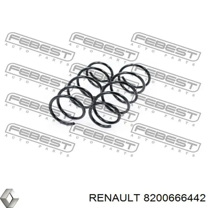 Пружина амортизатора передняя Renault (RVI) 8200666442 цена, от 647.97 USD