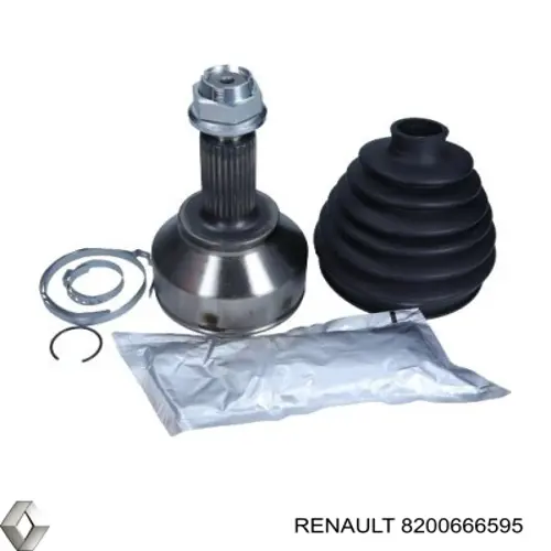 8200666595 Renault (RVI) Полуось передняя, правая